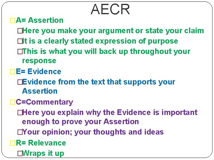 Bellringer Take out Cycle 4 Part 3 vocabulary