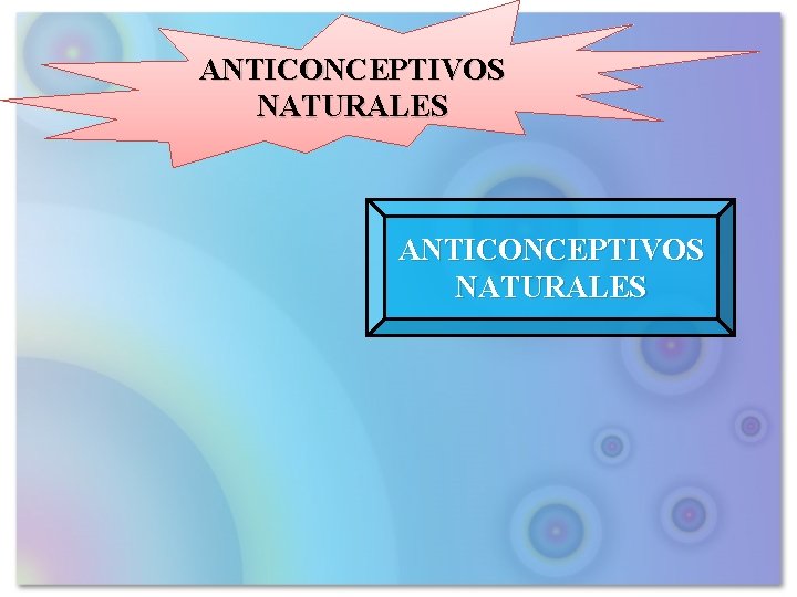 ANTICONCEPTIVOS NATURALES 