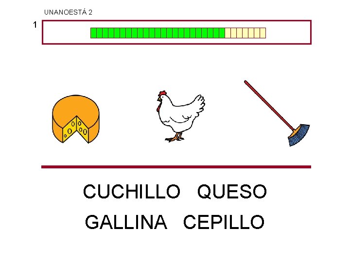 UNANOESTÁ 2 1 CUCHILLO QUESO GALLINA CEPILLO 