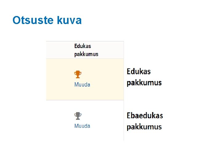 Otsuste kuva 