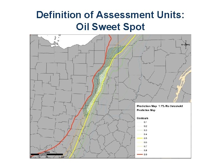 Definition of Assessment Units: Oil Sweet Spot 