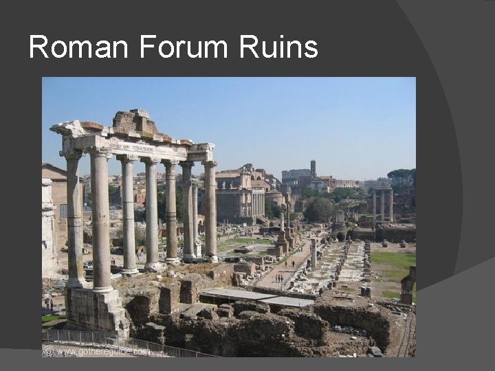 Roman Forum Ruins 