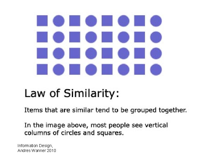 Similarity Information Design, Andres Wanner 2010 