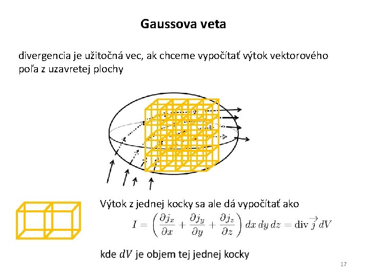 Gaussova veta divergencia je užitočná vec, ak chceme vypočítať výtok vektorového poľa z uzavretej