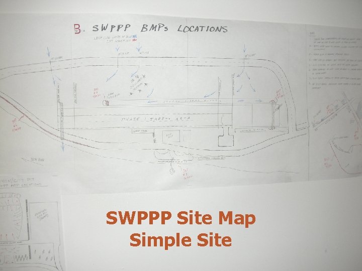 SWPPP Site Map Simple Site 