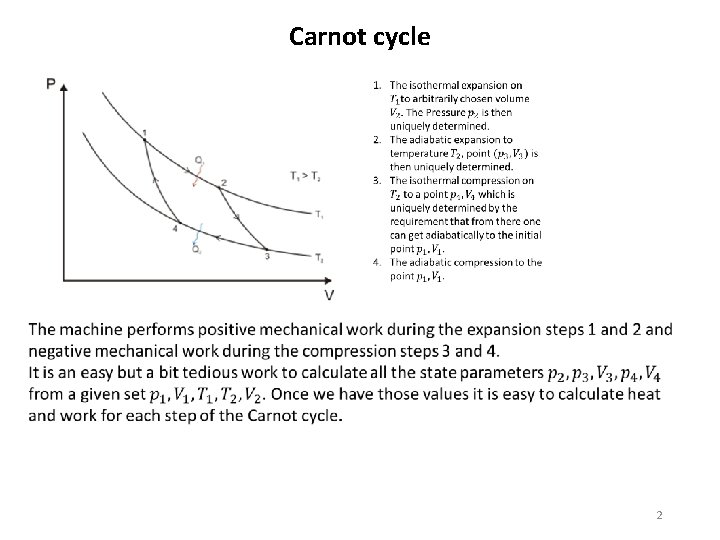 Carnot cycle 2 