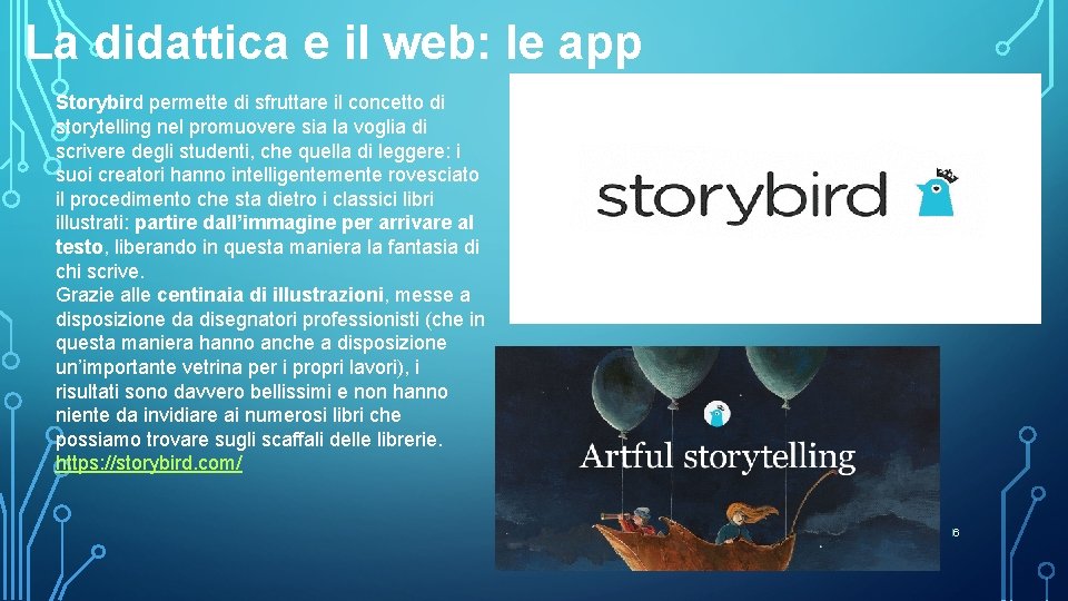 La didattica e il web: le app Storybird permette di sfruttare il concetto di