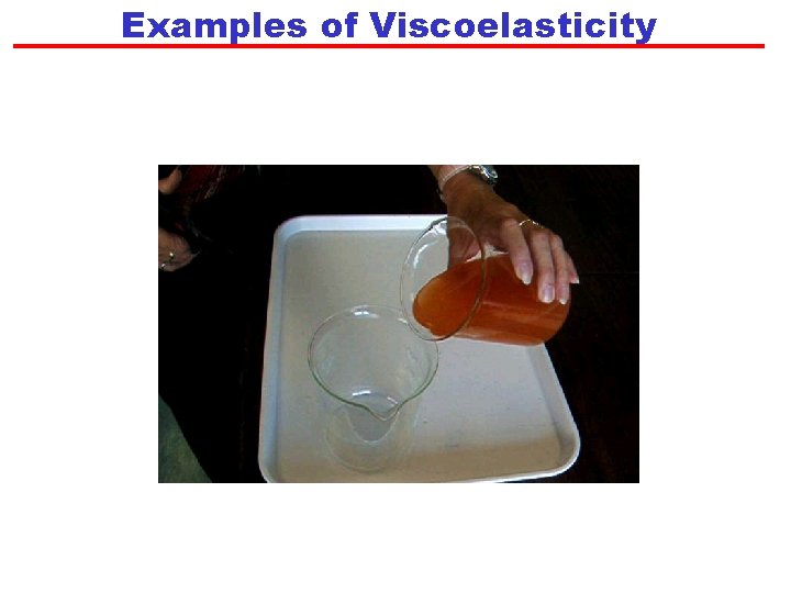 Examples of Viscoelasticity 