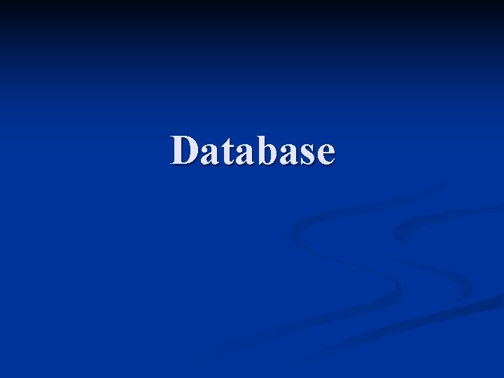 Database 