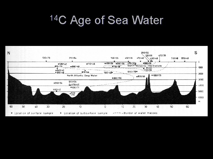 14 C Age of Sea Water 