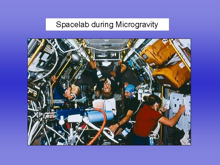 Spacelab during Microgravity 