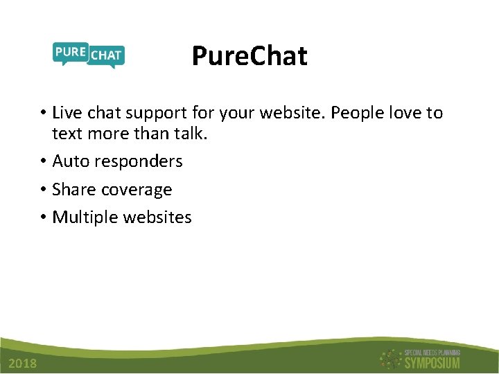 Pure. Chat • Live chat support for your website. People love to text more