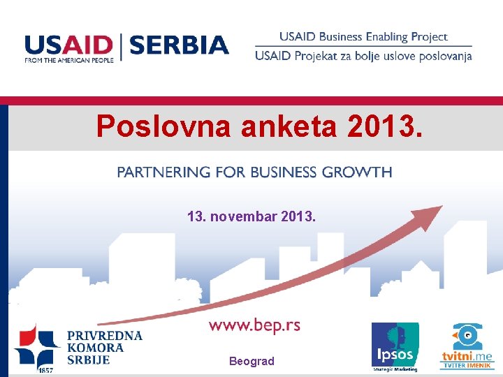 Poslovna anketa 2013. novembar 2013. Beograd 