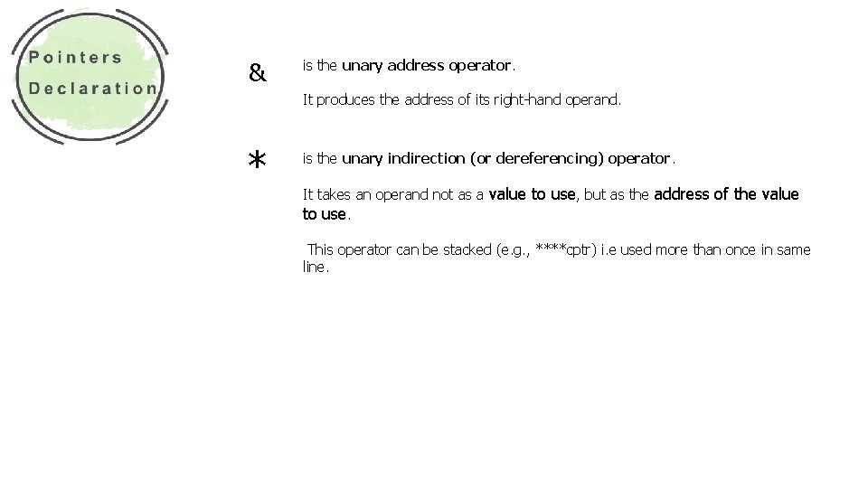 & is the unary address operator. It produces the address of its right-hand operand.