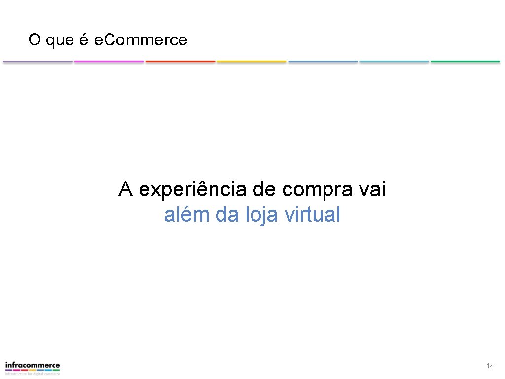 O que é e. Commerce A experiência de compra vai além da loja virtual