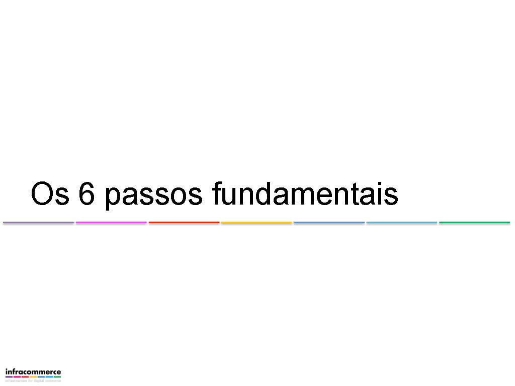 Os 6 passos fundamentais 