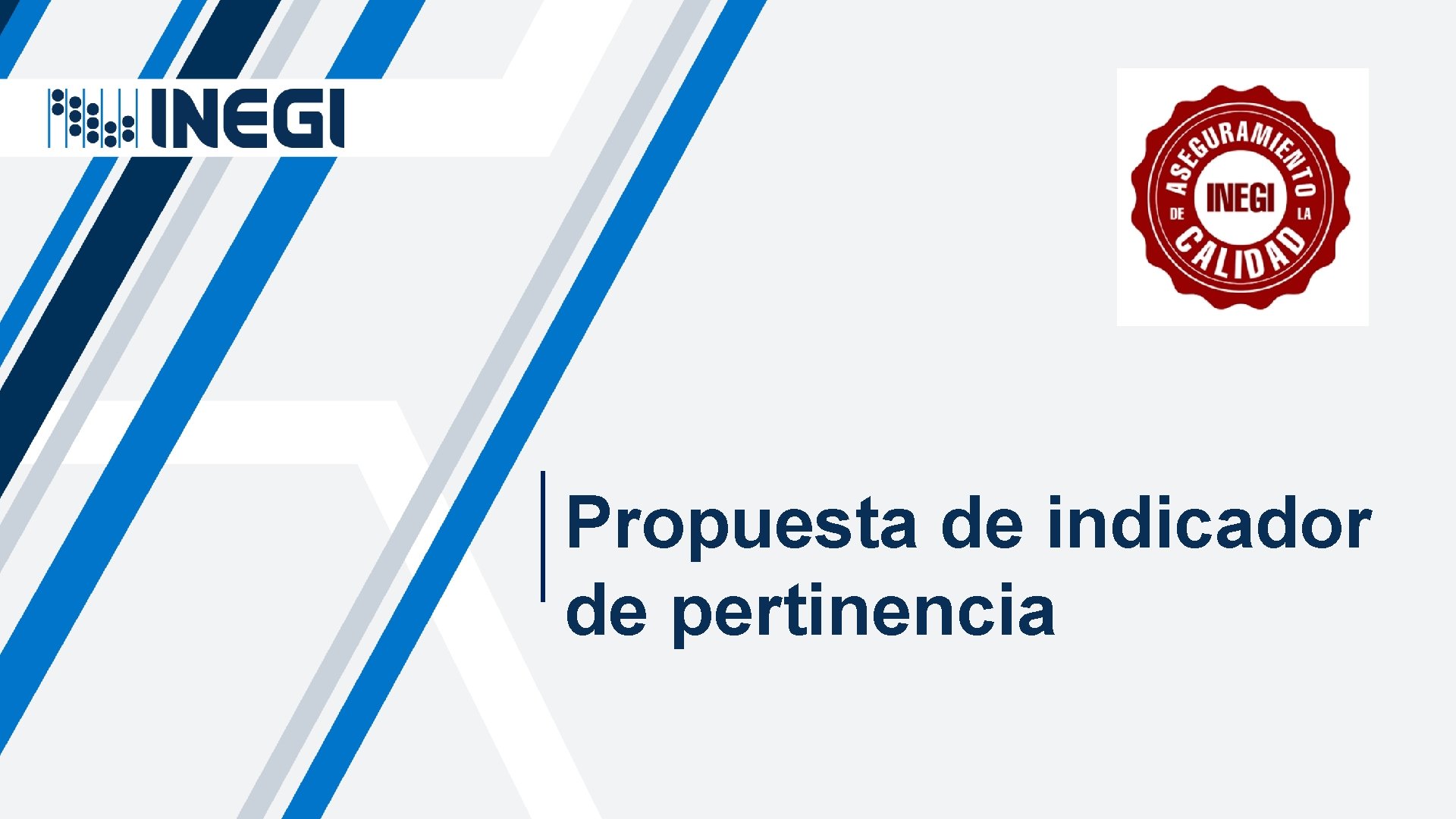 Propuesta de indicador de pertinencia 