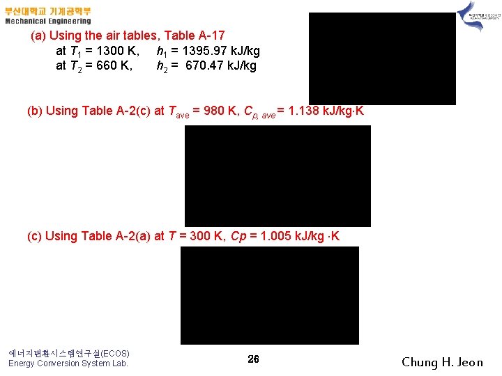 (a) Using the air tables, Table A-17 at T 1 = 1300 K, h