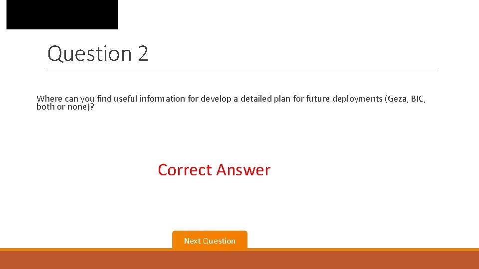 Question 2 Where can you find useful information for develop a detailed plan for