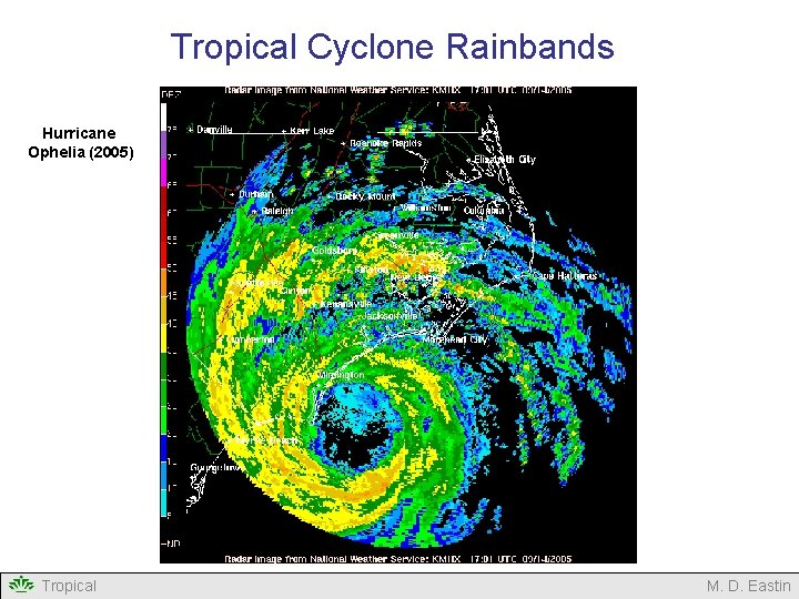 Tropical Cyclone Rainbands Hurricane Ophelia (2005) Tropical M. D. Eastin 