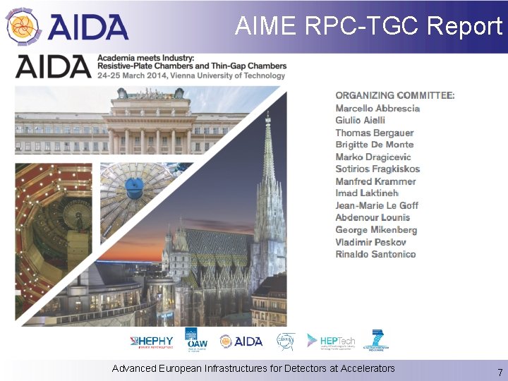 AIME RPC-TGC Report Advanced European Infrastructures for Detectors at Accelerators 7 