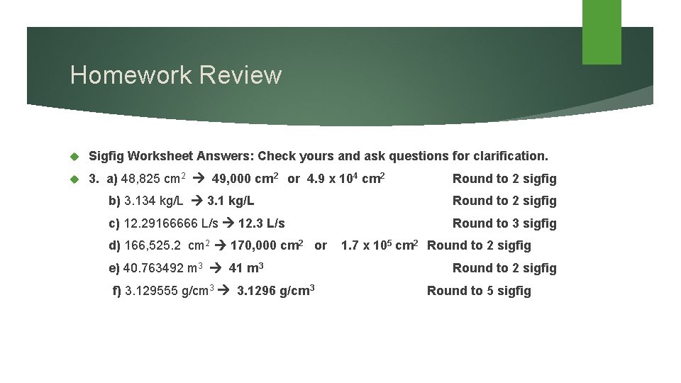 Sigfig Homework Chemistry Sept 3 2019 P 3 Challenge What