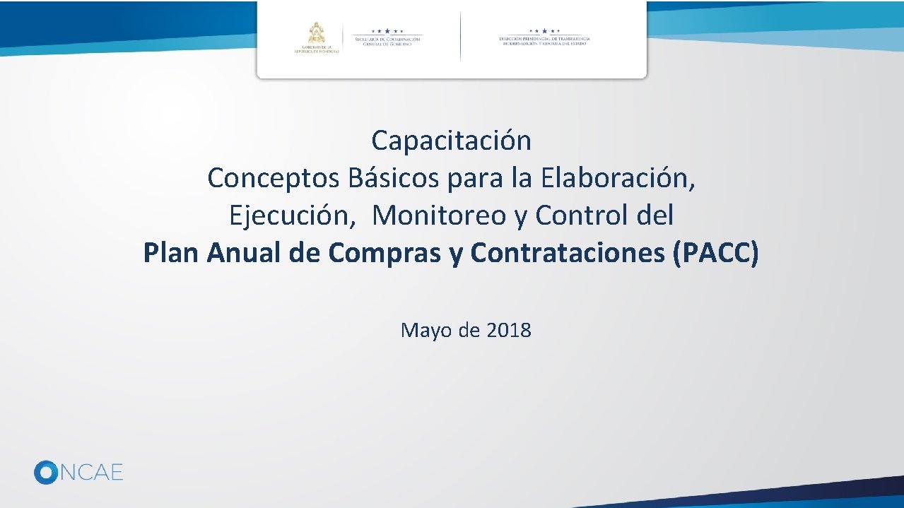 Capacitación Conceptos Básicos para la Elaboración, Ejecución, Monitoreo y Control del Plan Anual de