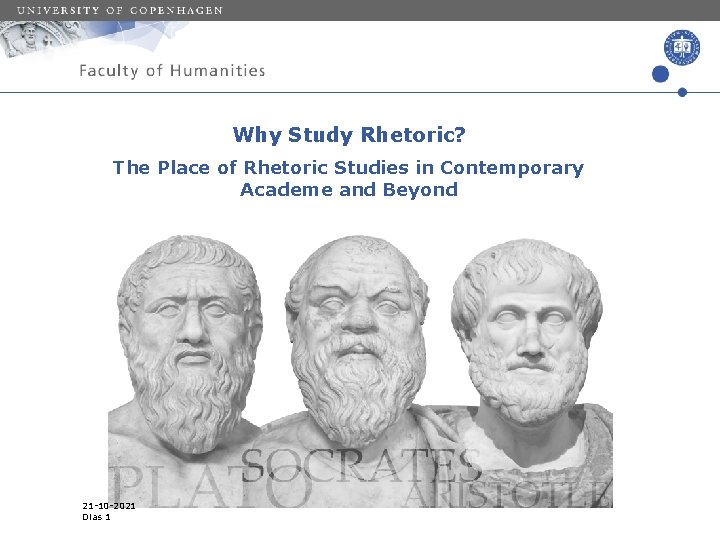 Why Study Rhetoric? The Place of Rhetoric Studies in Contemporary Academe and Beyond 21