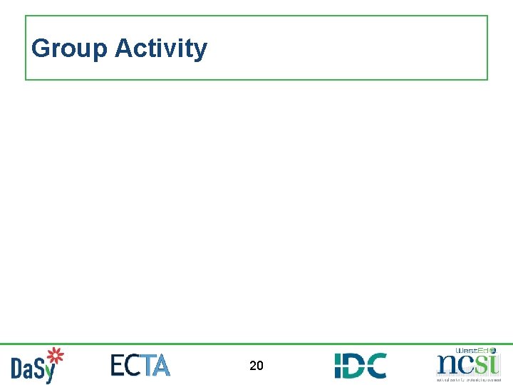 Group Activity 20 