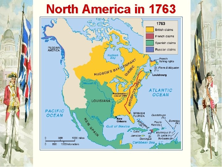 North America in 1763 