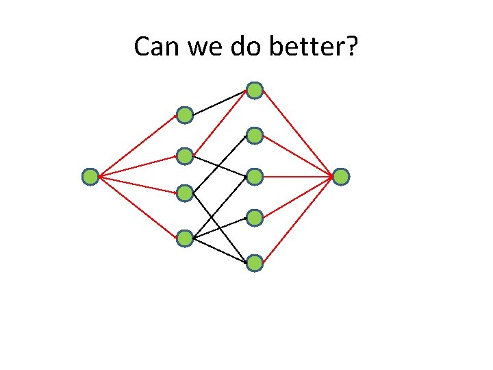 Can we do better? Can we do better?