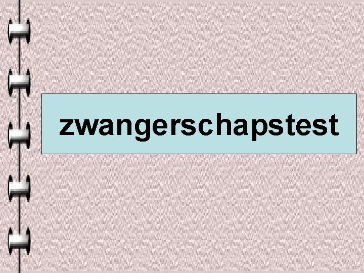 zwangerschapstest 