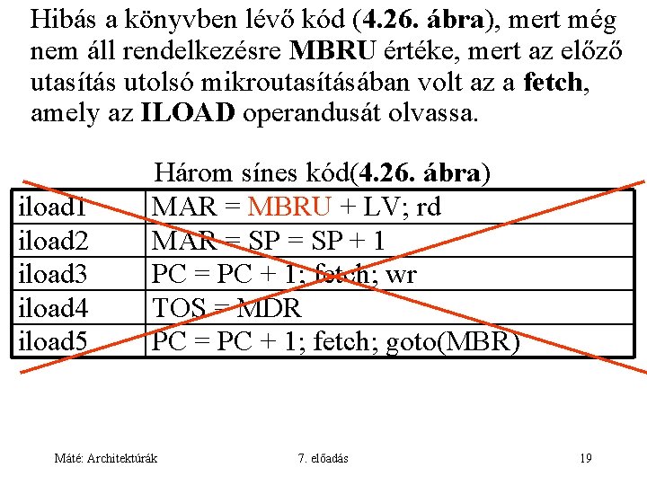 Hibás a könyvben lévő kód (4. 26. ábra), mert még nem áll rendelkezésre MBRU