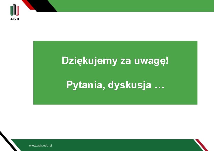 Dziękujemy za uwagę! Pytania, dyskusja … 