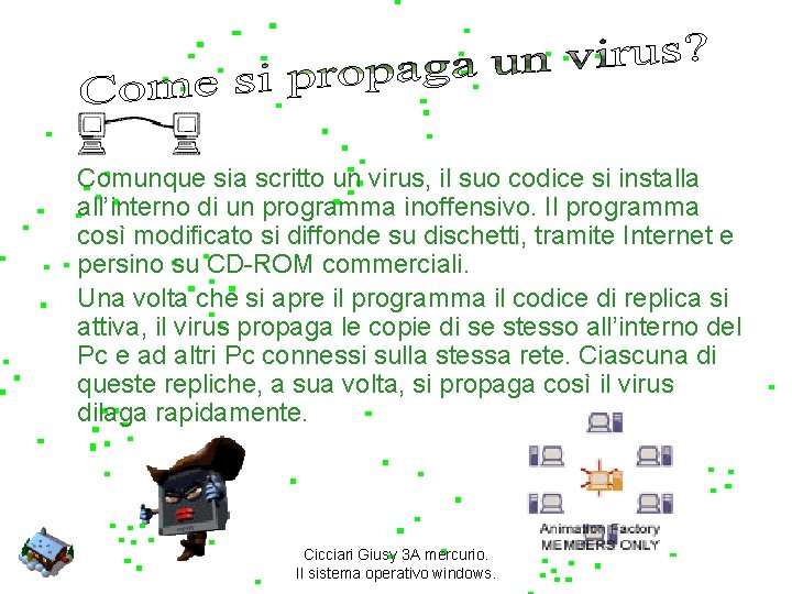 Comunque sia scritto un virus, il suo codice si installa all’interno di un programma