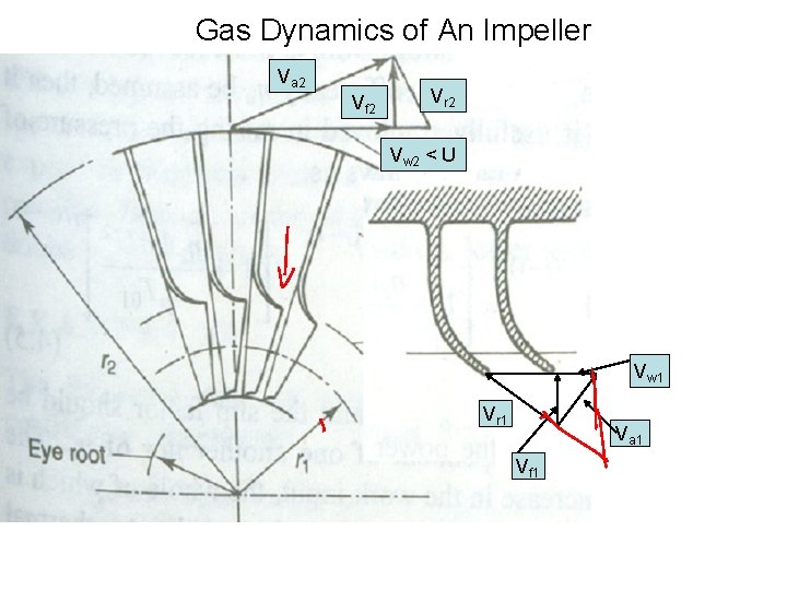 Gas Dynamics of An Impeller Va 2 Vf 2 Vr 2 Vw 2 <