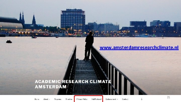 www. amsterdamresearchclimate. nl 21 