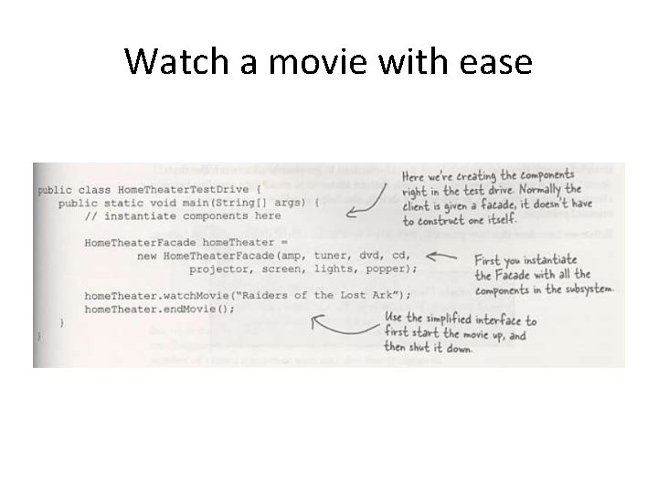 Watch a movie with ease 