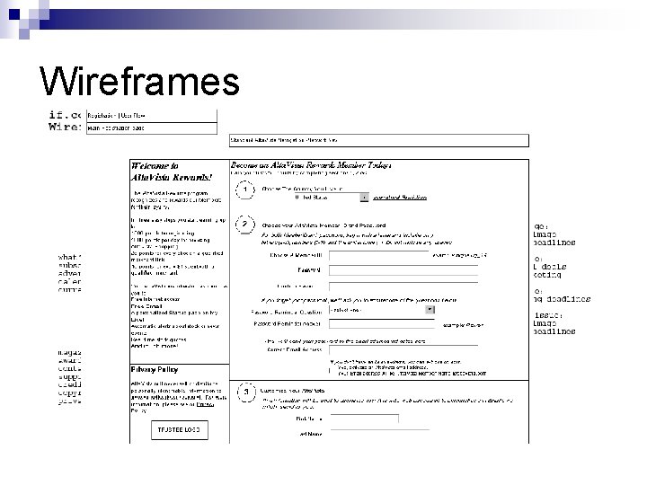 Wireframes 