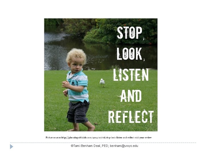 ©Tami Benham Deal, PED; benham@uwyo. edu 