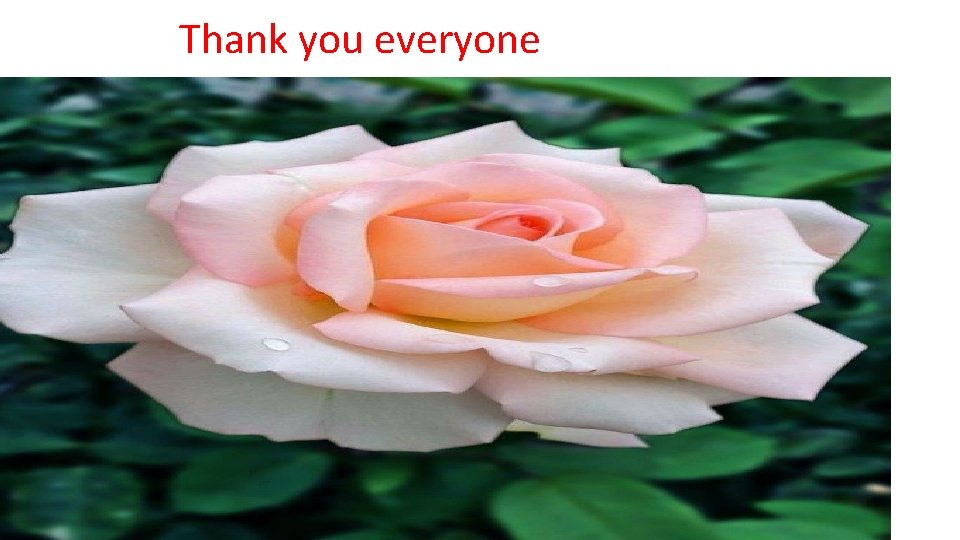 Thank you everyone 