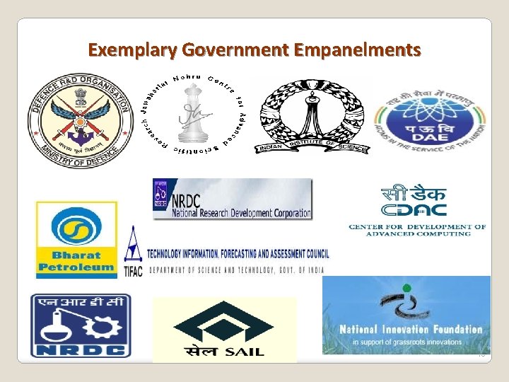 Exemplary Government Empanelments 13 