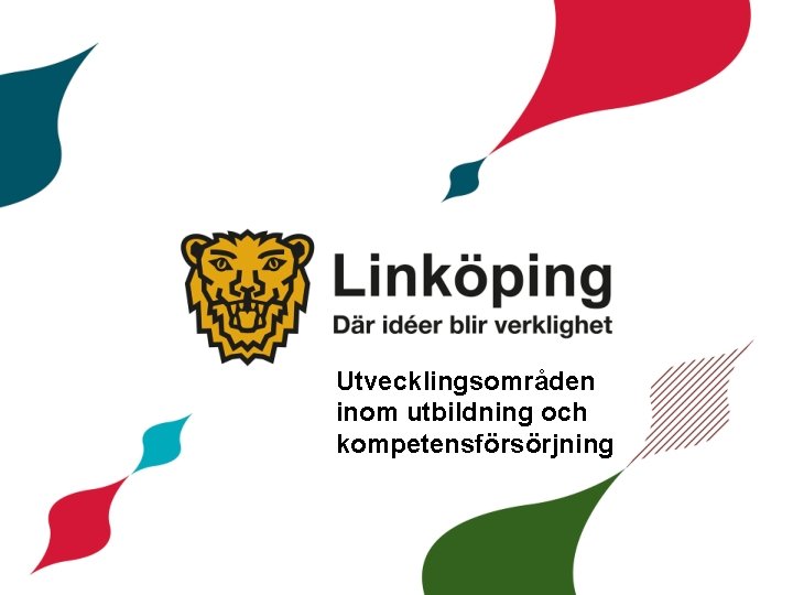 Utvecklingsområden inom utbildning och kompetensförsörjning 
