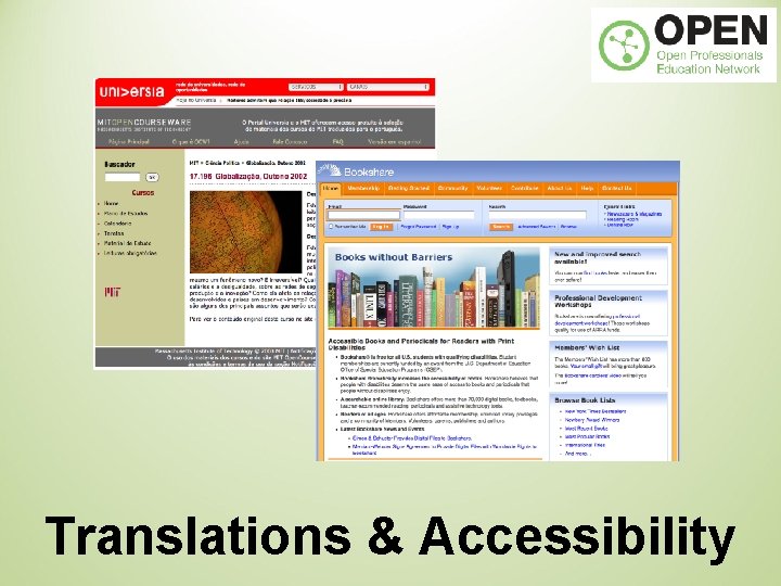 Translations & Accessibility 