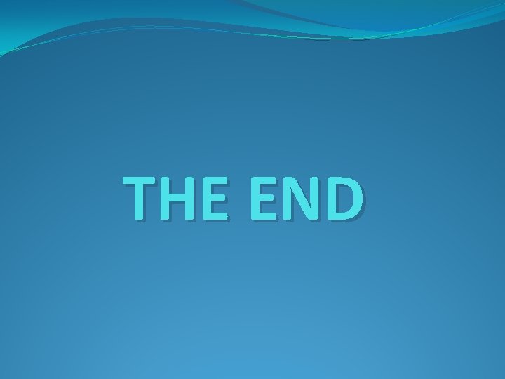 THE END 