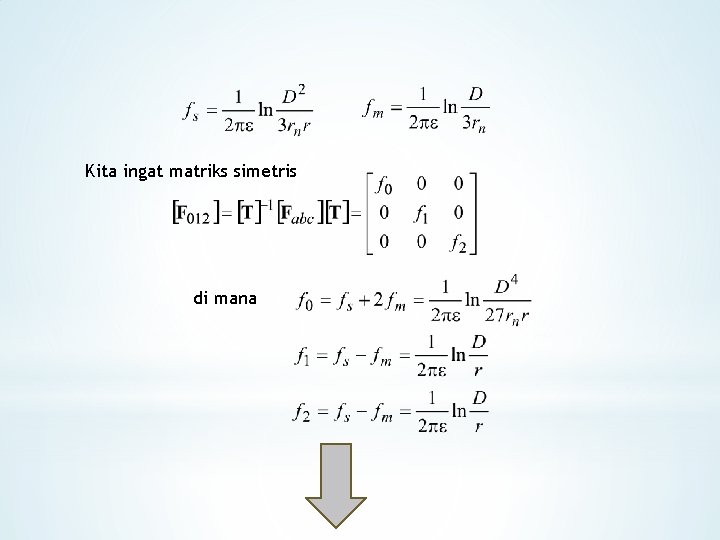 Kita ingat matriks simetris di mana 