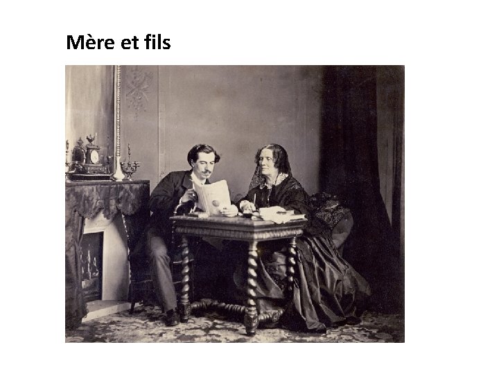 Mère et fils 