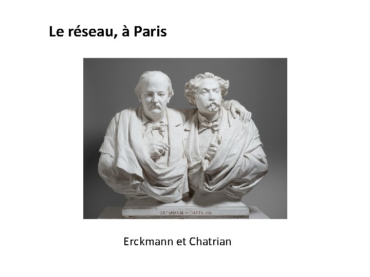 Le réseau, à Paris Erckmann et Chatrian 