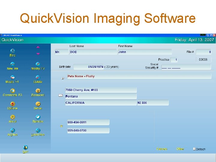 Quick. Vision Imaging Software 