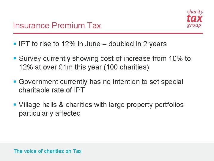 Insurance Premium Tax § IPT to rise to 12% in June – doubled in